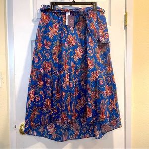 J. Crew pull on midi skirt size 12 Tall New with Tags